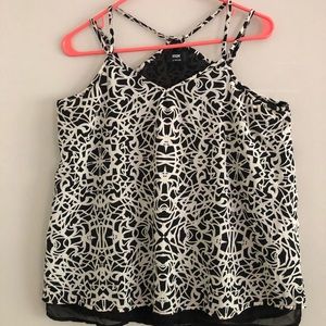 Used | black and white designer top